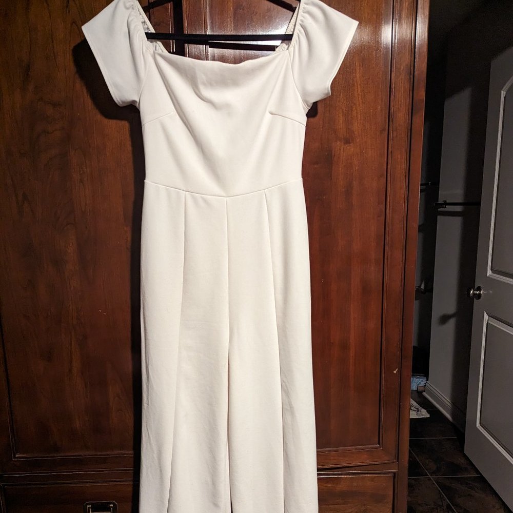 White Jumpsuit Medium